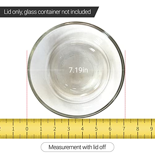Replacement Lid for 6 or 7 Cup Storage Bowl, Blue (4-Pack) R68448