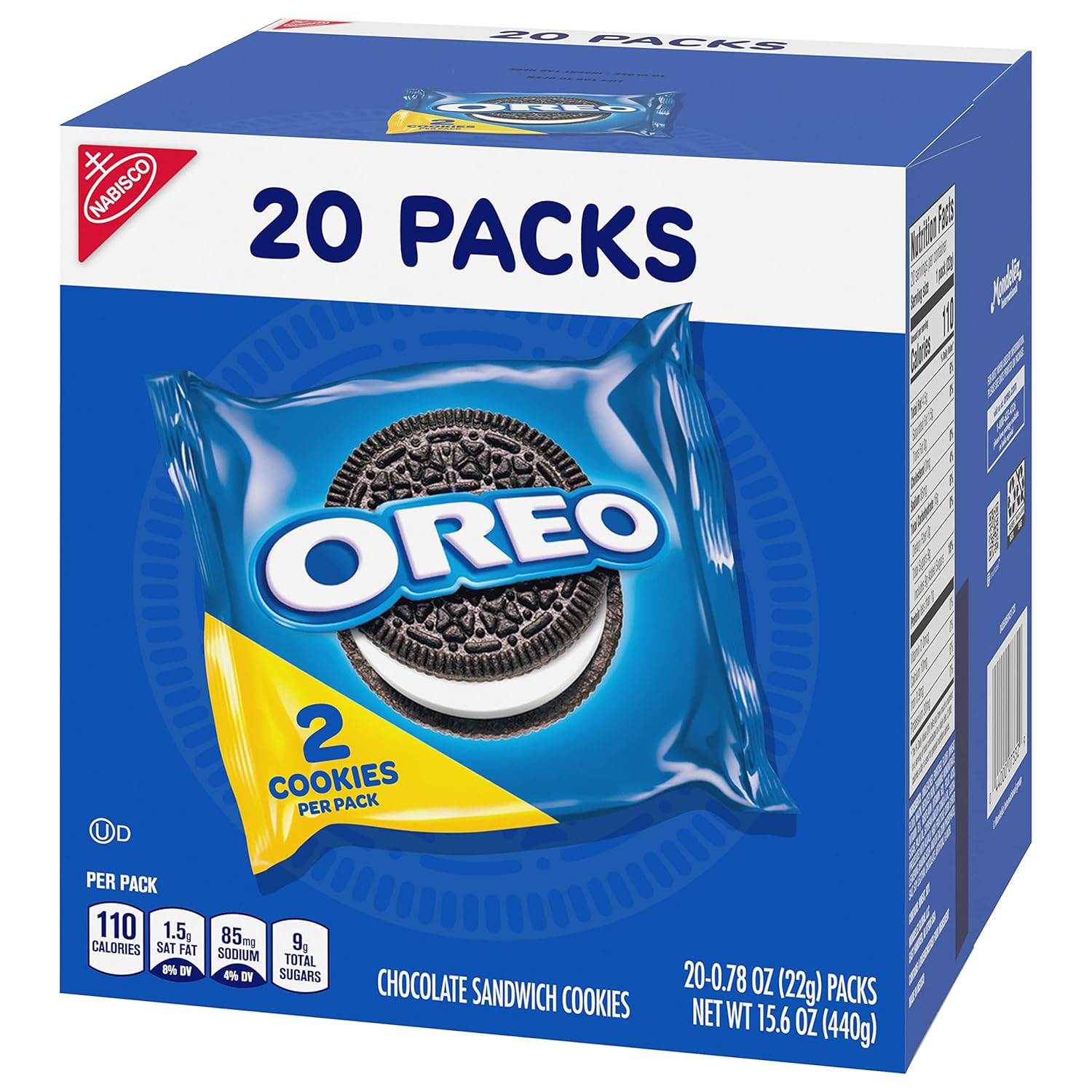Chocolate Sandwich Cookies, 20 Snack Packs O437916
