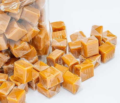 Soft and Chewy Caramel Candy Squares, Bulk 2 lb Bag N57120