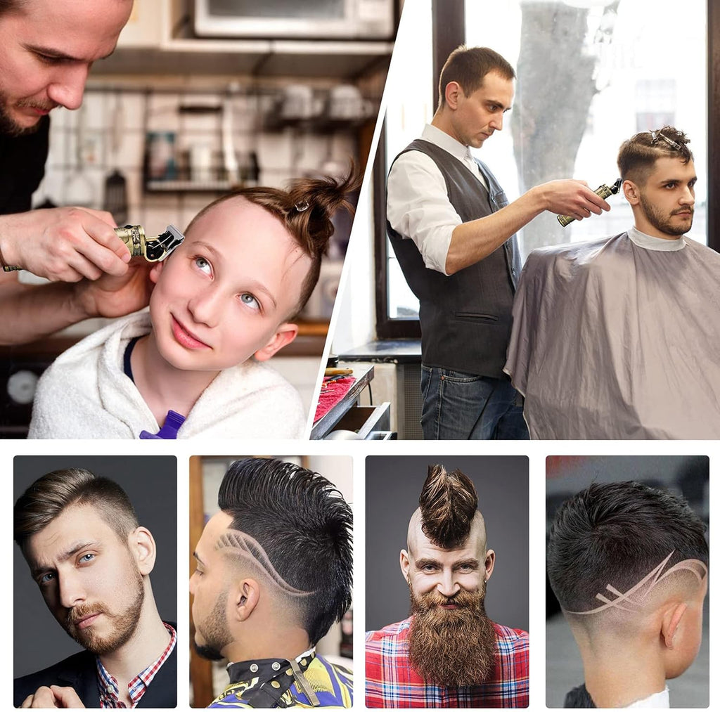 Cordless T-Blade Hair Trimmer for Men Beard Grooming M2213