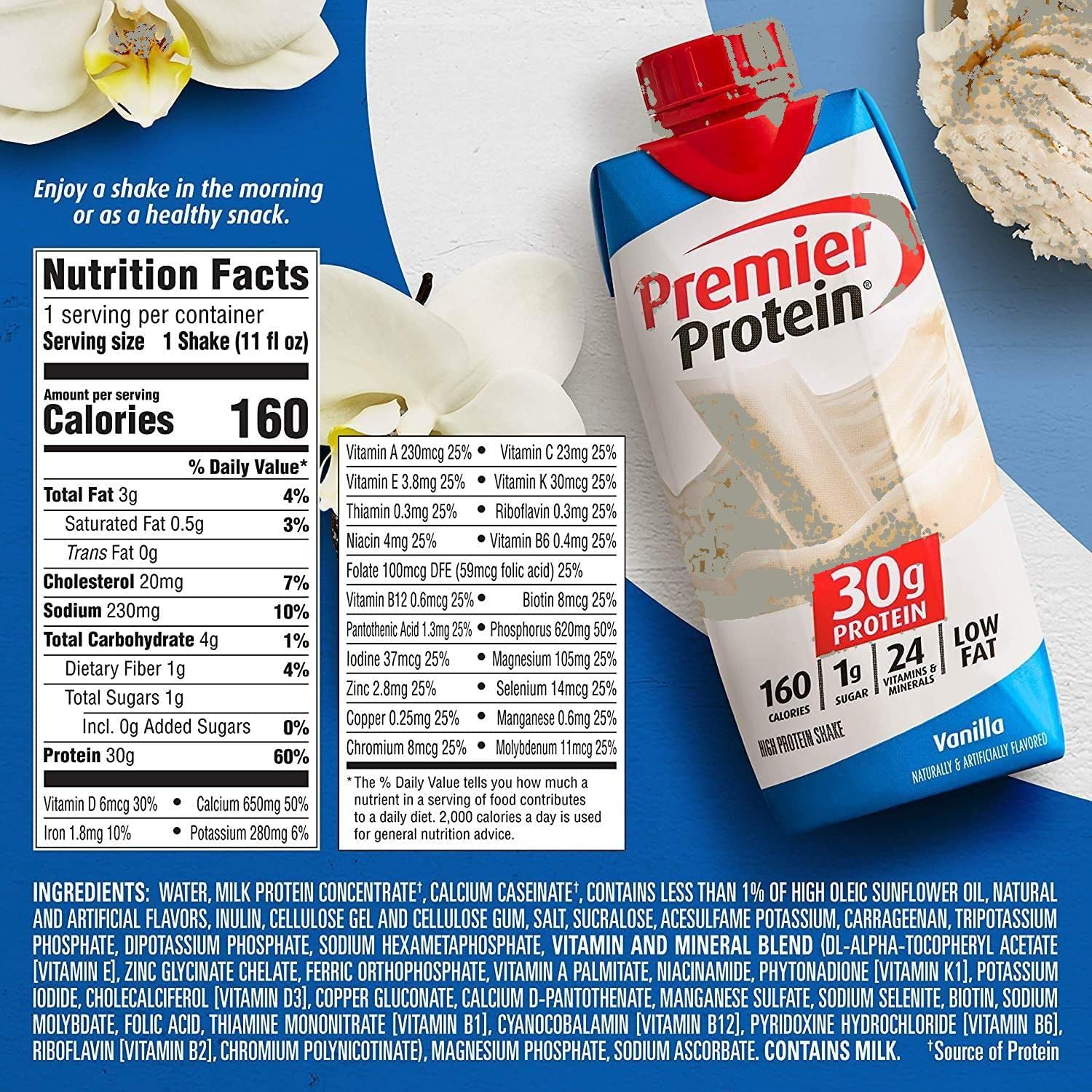 High Protein Shakes Variety Pack, 11 Fl Oz, 12 Count R757370