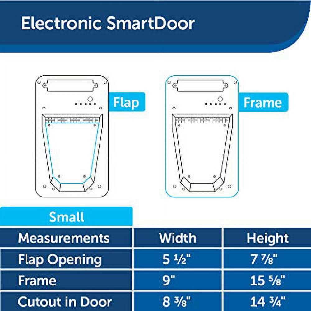 Electronic SmartDoor Pet Door B56738