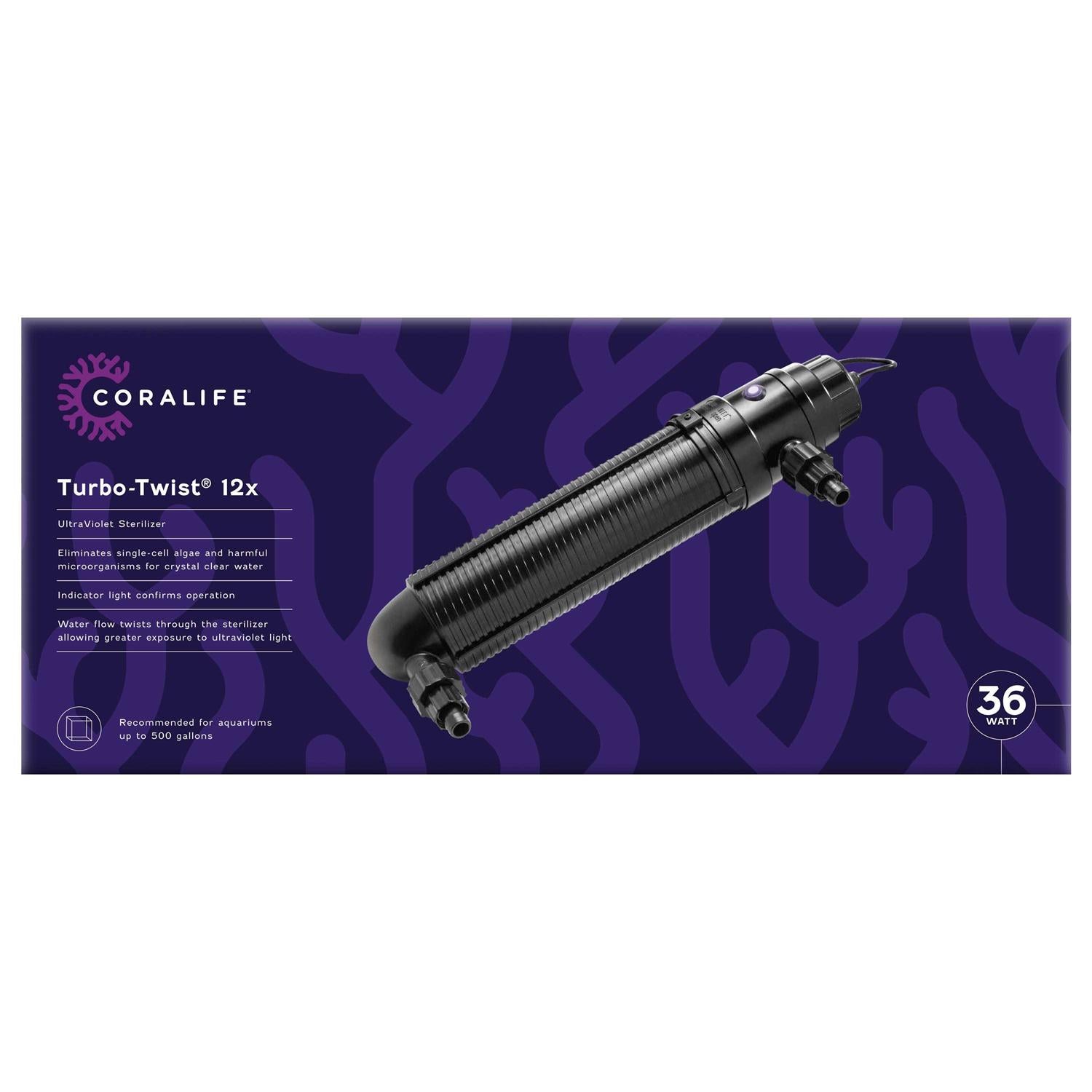 Coralife Turbo-Twist UV Sterilizer 12X - Pet Supplies online store