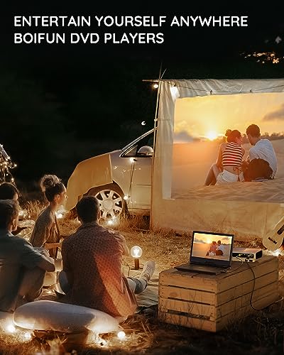 Portable DVD Player with 14.1" HD Screen, 6-Hour Battery, USB & SD Card Support L611538