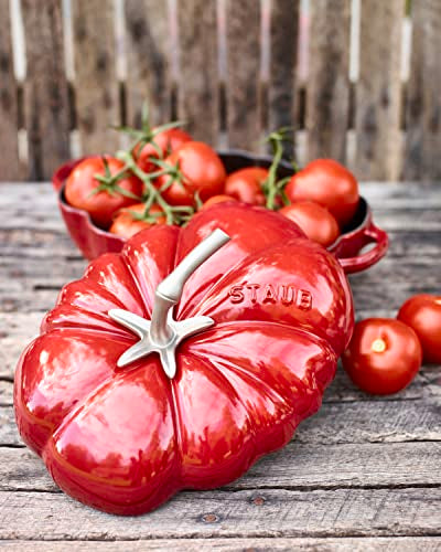Cast Iron Dutch Oven 3-qt Tomato Cocotte R1927