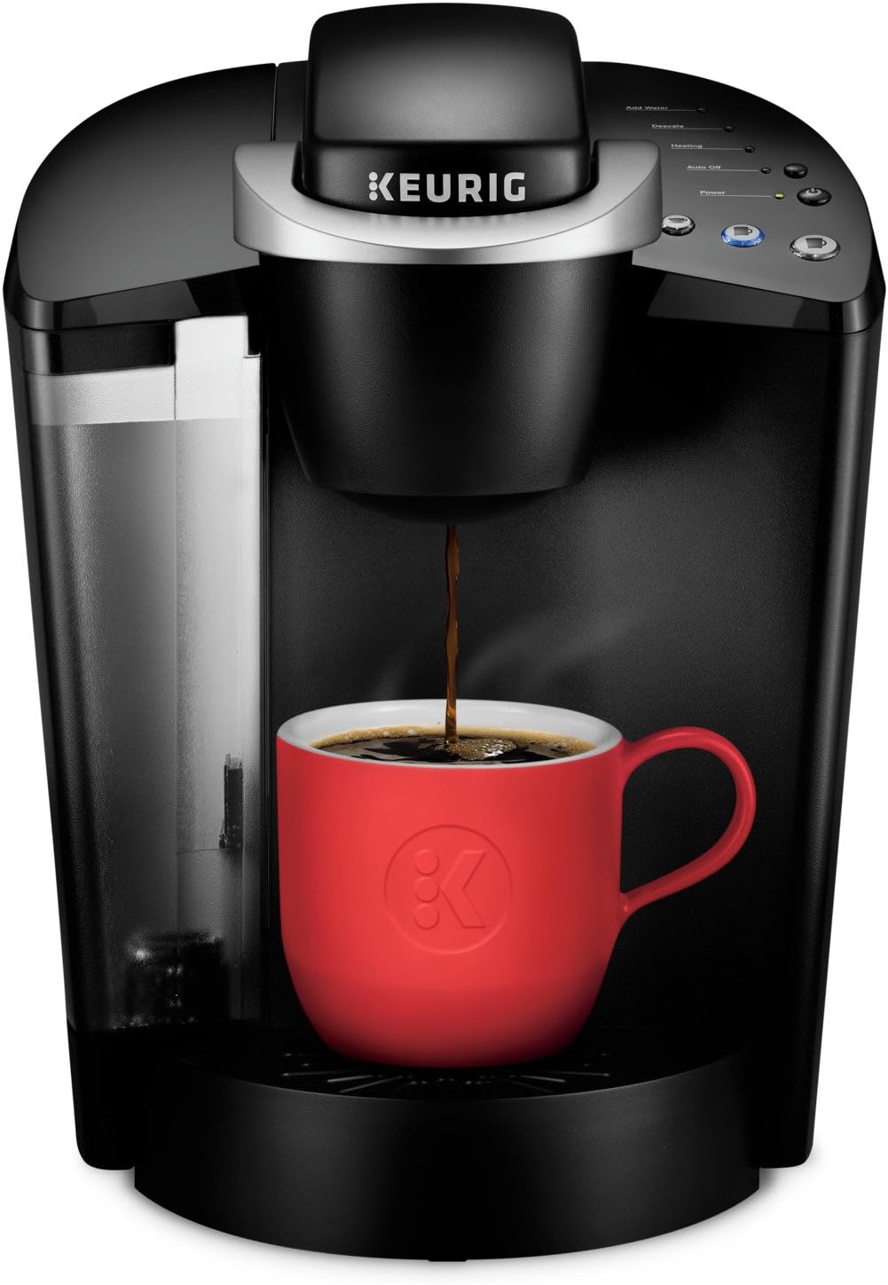 Single Serve Coffee Maker, Programmable, 6 to 10 oz. Brew Sizes, Black D8279