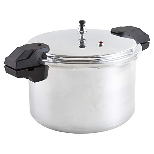 16-Quart Pressure Cooker / Canner, Polished Aluminum, 5-15 PSI H96174