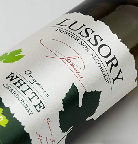 Organic Chardonnay Dealcoholized White Wine from Spain, Low Calorie, Vegan, 750ml N249