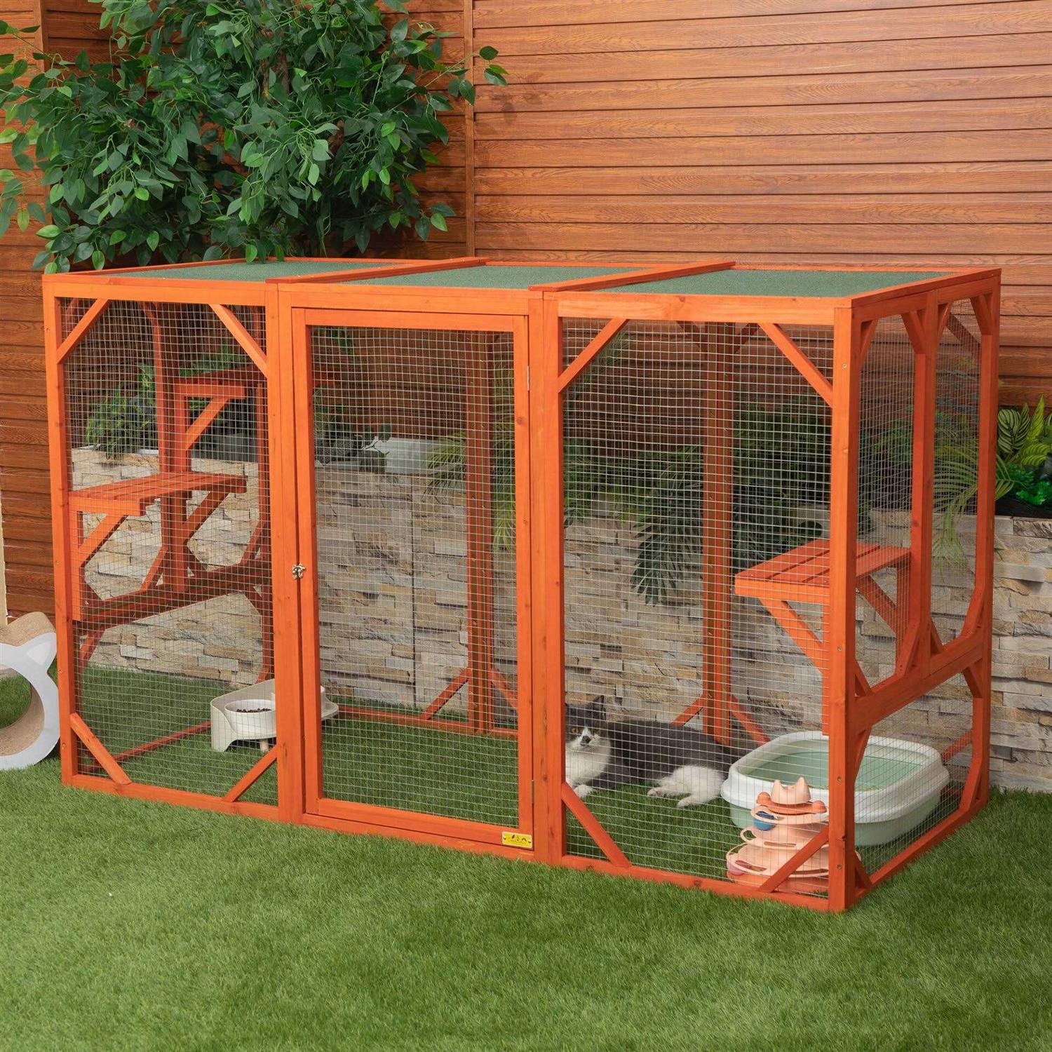 Outdoor Cat Enclosure Playpen Catio Q383444