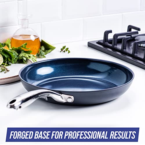 10" Frying Pan Skillet, Hard Anodized Ceramic Nonstick, Dishwasher Safe E2915