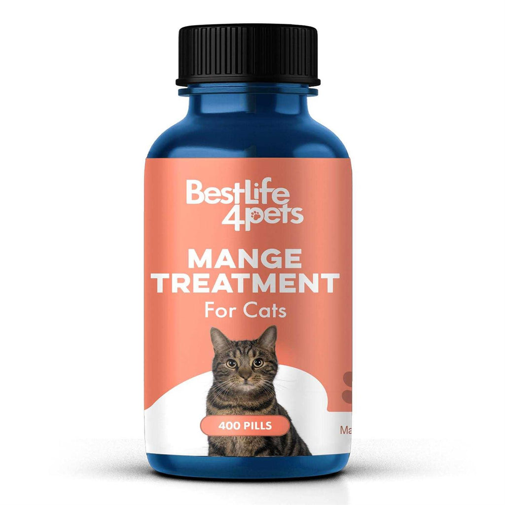 Demodectic Mange and Scabies Relief for Cats Ear Mites & Itch Relief Supplements A550346