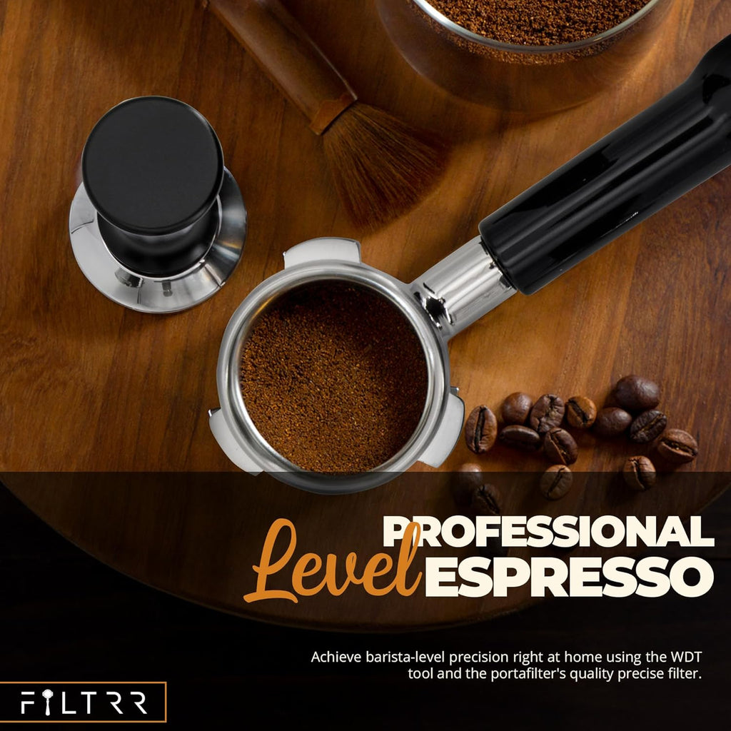 54mm Portafilter Espresso Kit with WDT Tool and Spring Tamper T9798