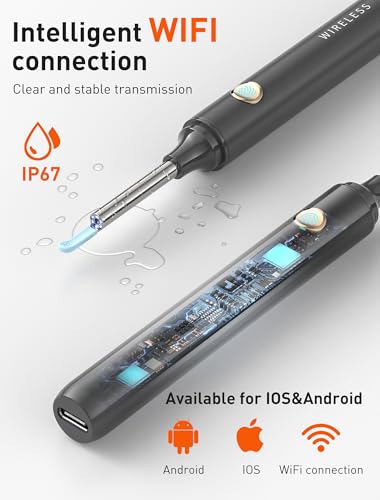 Ear Wax Removal Kit with 1080P Camera and Light H84951