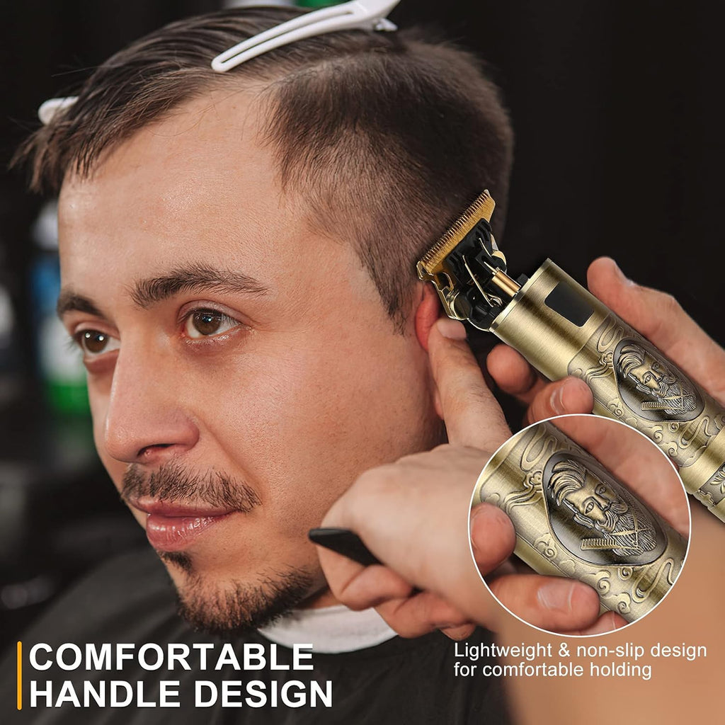 Cordless Hair Clippers for Men with LCD Display, Rechargeable Grooming Kit G7402