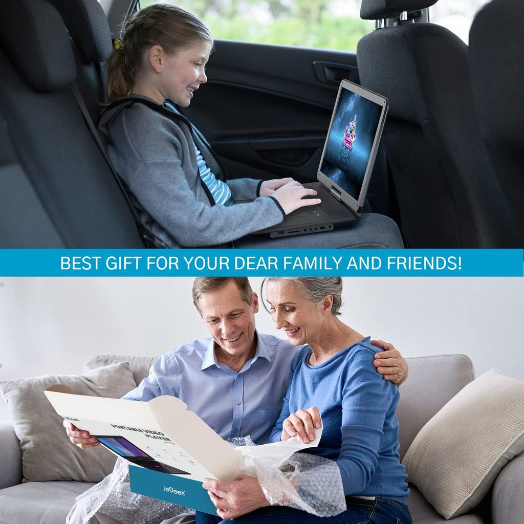 Portable DVD Player with 15.6" Swivel HD Screen P4382
