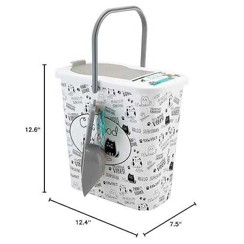 3 Gallon Dry Food Container with Scooper B797