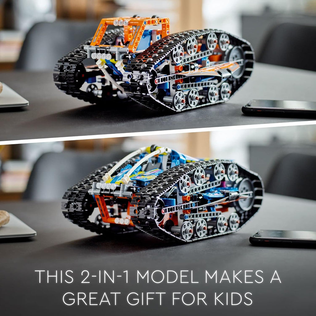 App-Controlled Transformation Vehicle, Off Road Remote Control Car Building Kit B7074