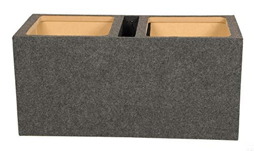15" Dual Heavy Duty Vented Square Subwoofer Enclosure Box S2855