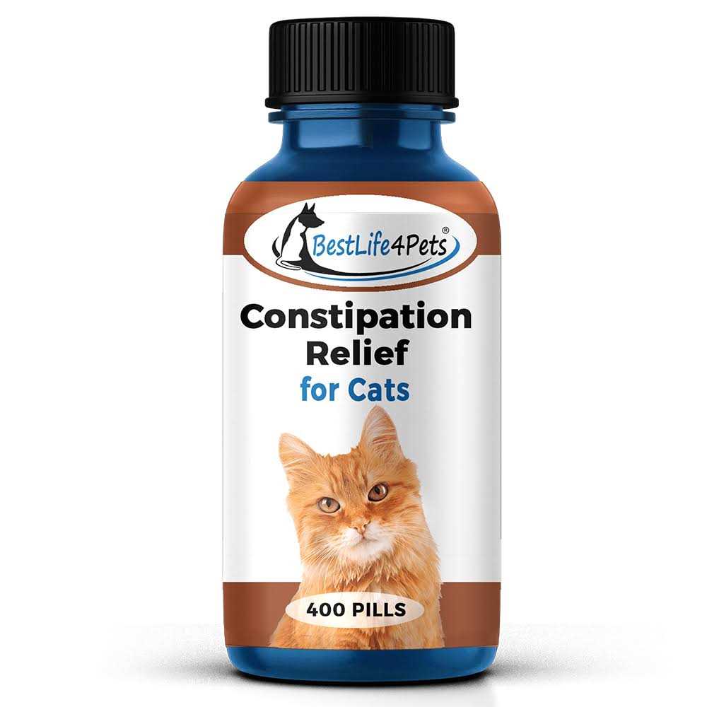 BestLife4Pets Cats Constipation Relief and Stool Softeners Natural Health Supplements to Help Digestion, Gas Relief and Constipation - Pet Supplies online store