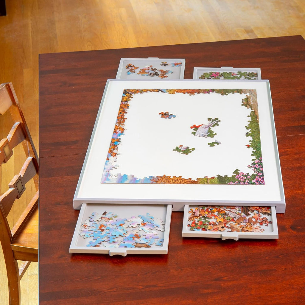 1500 Piece Puzzle Board with Drawers W807