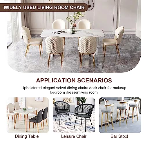 Chair Leg Floor Protectors for Hardwood Floors, Clear Rubber Furniture Sliders with Felt E124