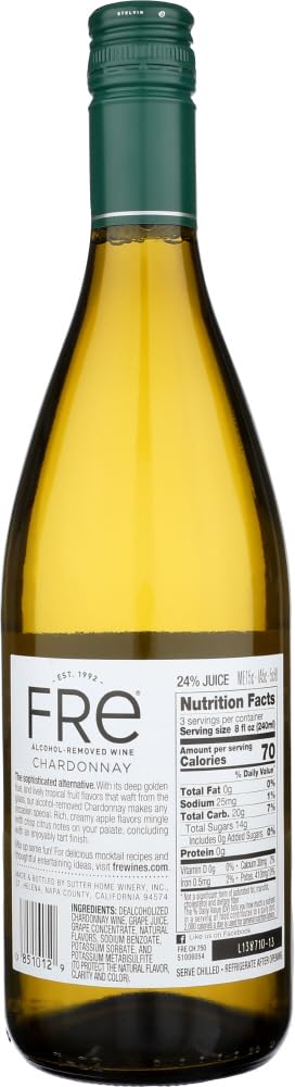 Non-alcoholic Chardonnay Wine 750ml R640