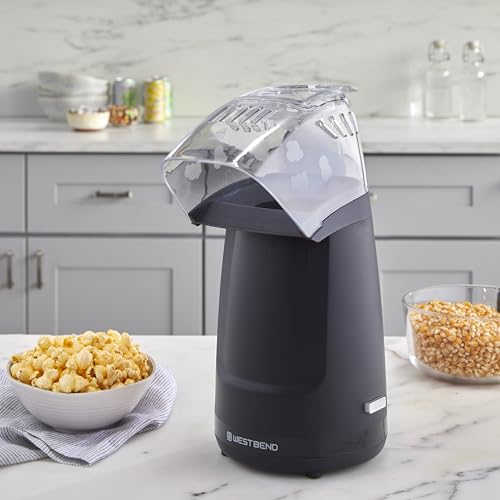 Air Crazy Popcorn Machine, 4-Quart, Black Z1572