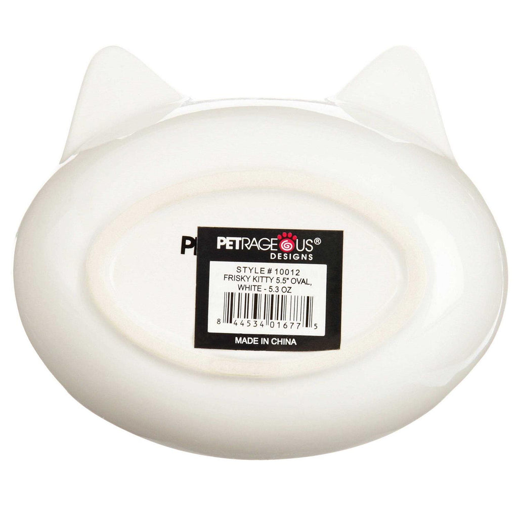 Oval Saucer Cat Dish P22425