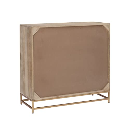 Natural Rattan Two Drawer Cabinet, Beige X311117