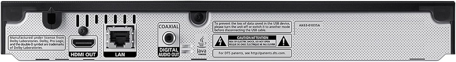 Blu-ray DVD Player with Built-in Wi-Fi and 1080p Upconversion V476051
