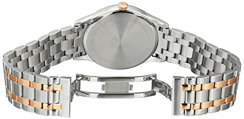 Men's Classic Stainless Steel Watch with Diamonds and Day Date T311