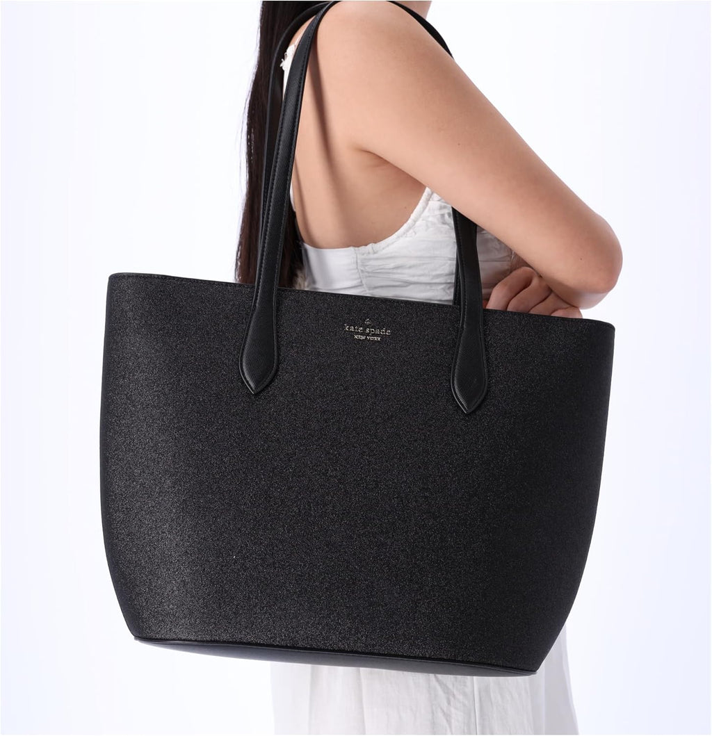 Glitter Large Top Zip Tote Shoulder Bag R304