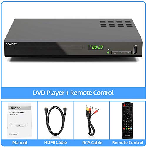 Blu-Ray Disc Player for TV with HDMI, 1080P, USB Input A749132