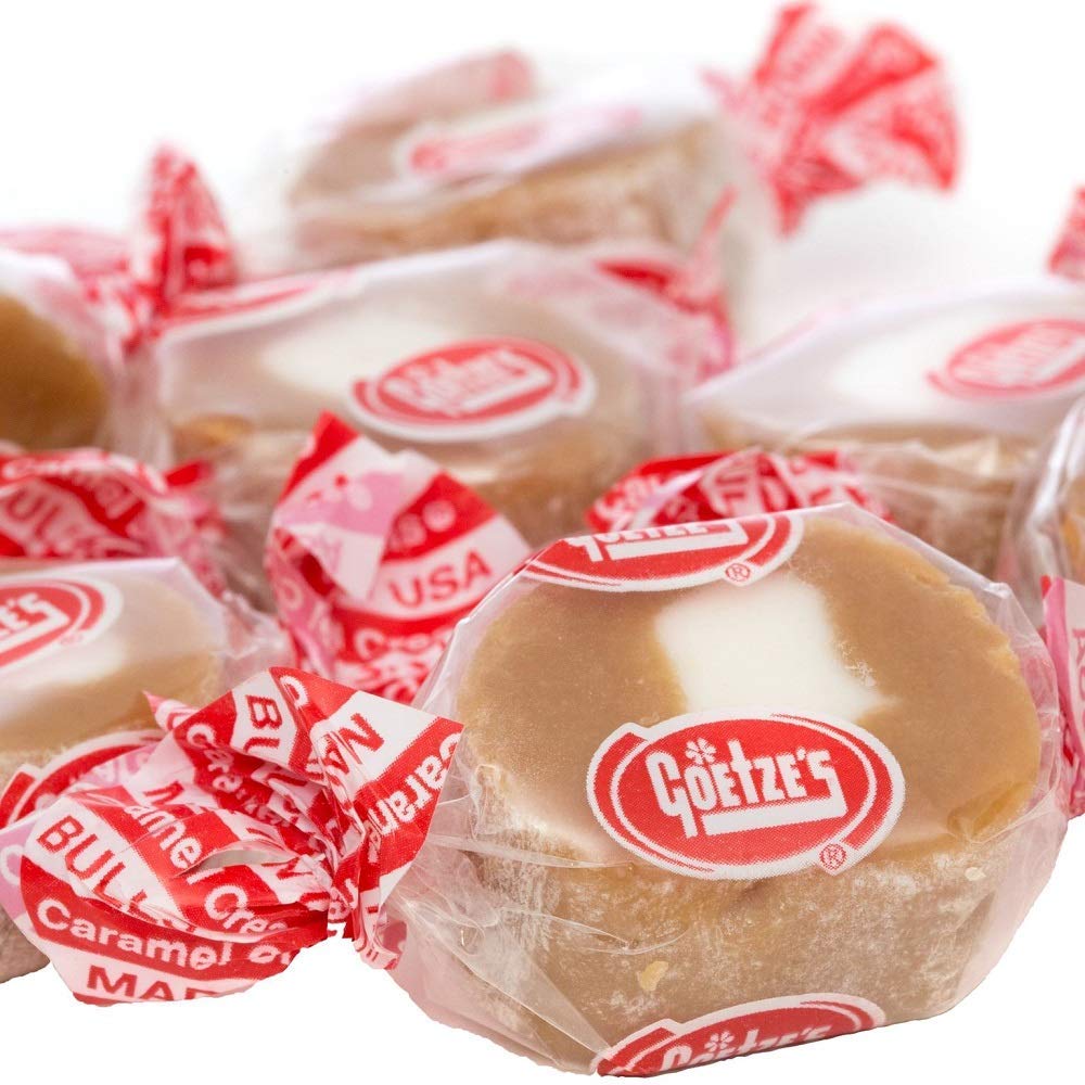 Caramel Candy Filled with Cream, Resealable Bag I46025