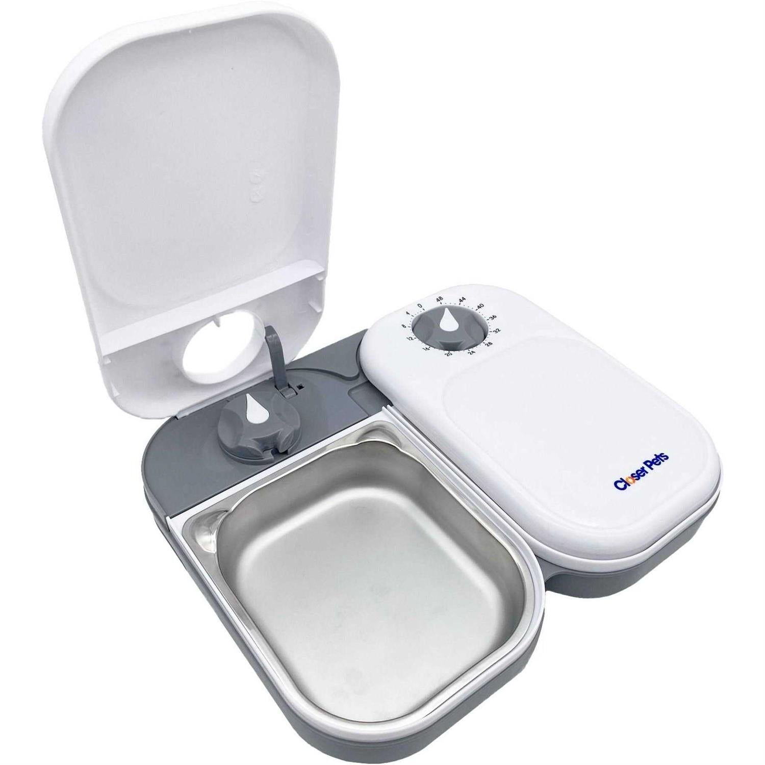 Automatic Pet Feeder with Stainless Steel Bowls Z4778