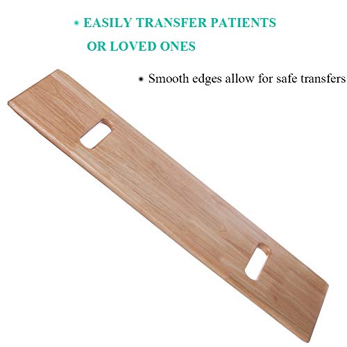Slide Transfer Board with Handles for Seniors, 30 x 8 x 0.7 K68467