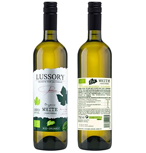 Organic Chardonnay Dealcoholized White Wine from Spain, Low Calorie, Vegan, 750ml N249