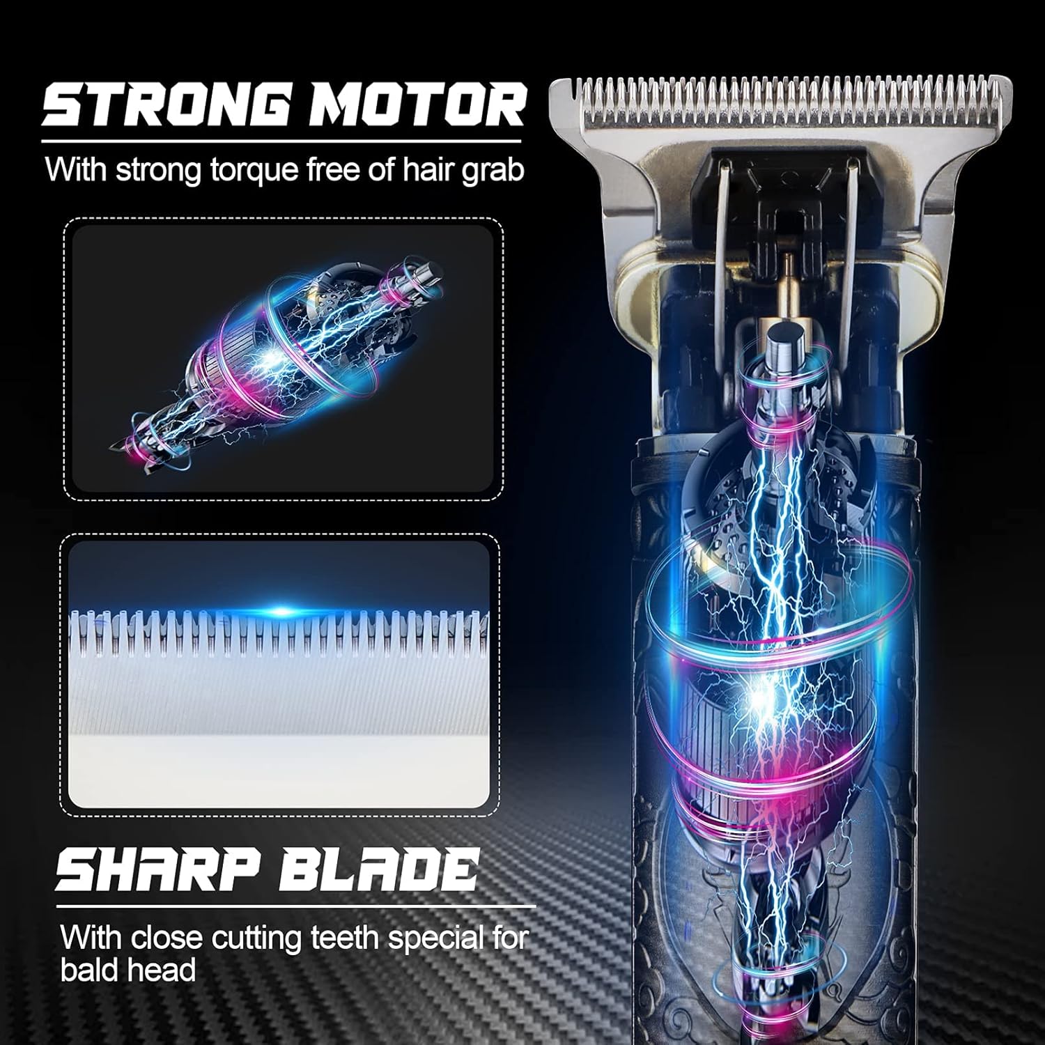 Cordless T-Blade Hair Trimmer for Men Beard Grooming M2213