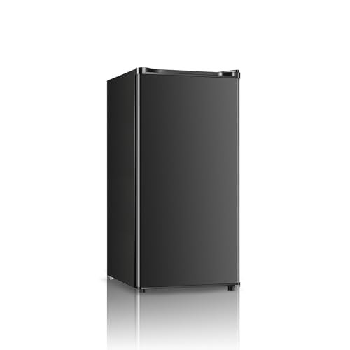 Mini Fridge with Freezer, Single Door 3.1 Cu.Ft, Compact Refrigerator, Black M3483