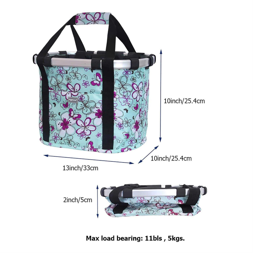 Dog Bike Handlebar Basket Front, Folding Detachable Quick Release A526