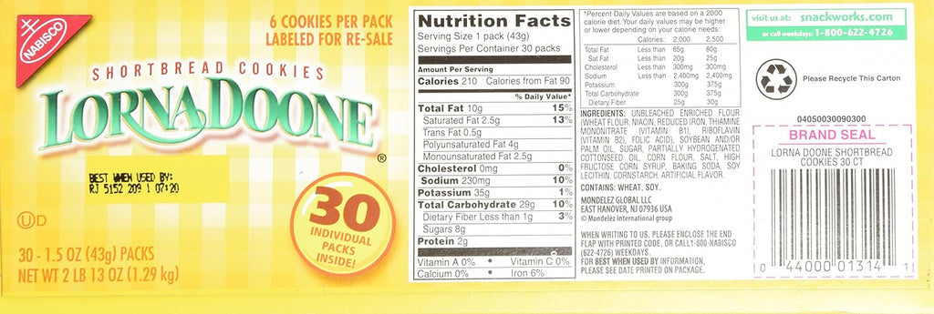 Shortbread Cookies - 30 Count H261