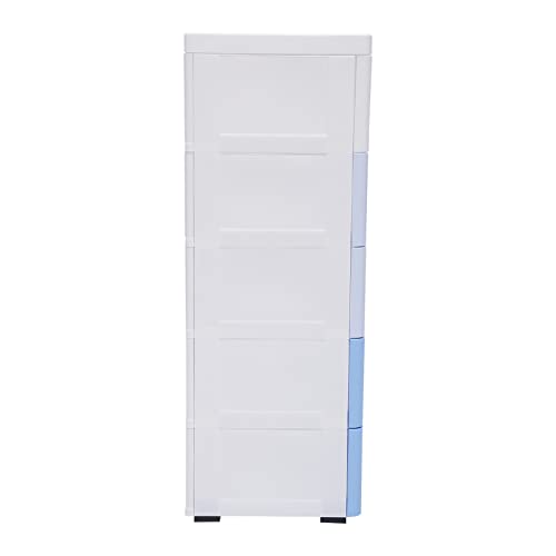 5-Drawer Storage Cabinet on Wheels for Bedroom O607888