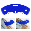 Slide Transfer Boards, Sliding Boards to Transfer to Wheelchairs,Seniors from Bed to Chair,Car, Slide Assist Device, Non-Slip Hangable Sliding Boards Hold up to 440 lbs(Blue)