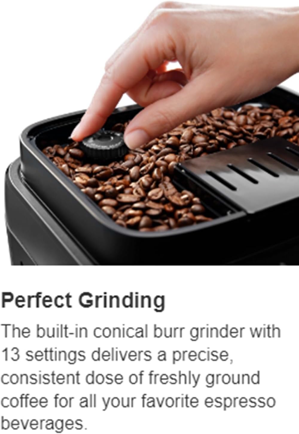 Automatic Espresso & Cappuccino Machine with Latte Crema System Y74792