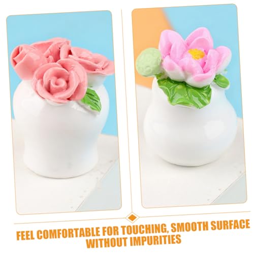 10pcs Mini Potted Plants Artificial Bonsai House Decor T7925