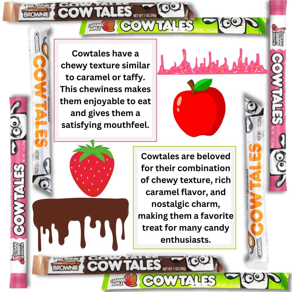 Cow Tales Candy Variety Pack - 1 oz Assorted Flavors C3125