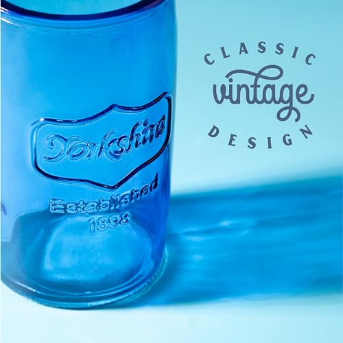 Pink Drinking Glasses Set of 4 - 16 oz Tumbler Glassware for Iced Tea and Beverages L416329
