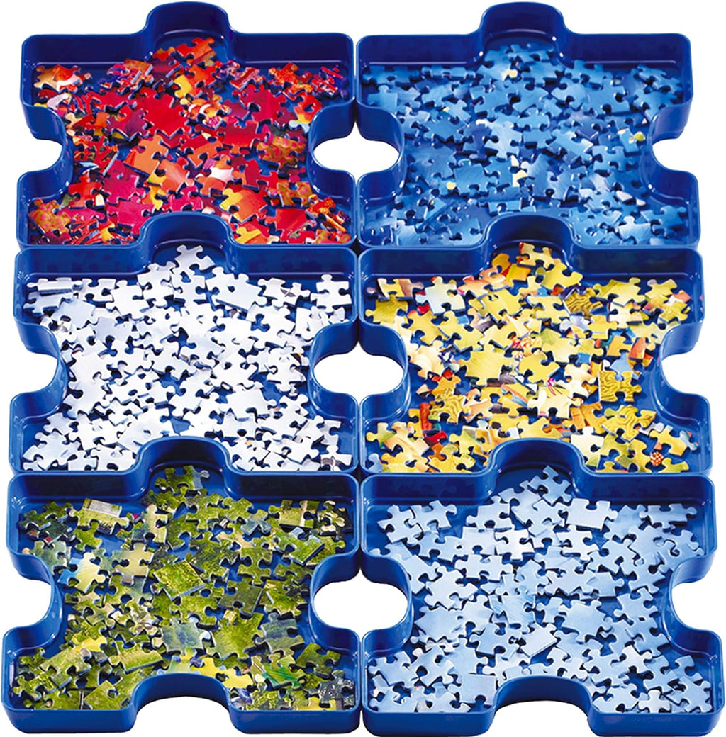 Jigsaw Puzzle Sorting Trays for 1000 Pieces, Stackable and Portable V528