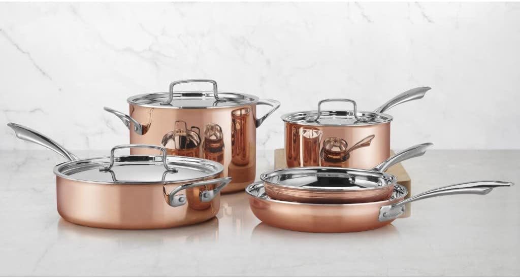 Copper Cookware Set, Medium B1837