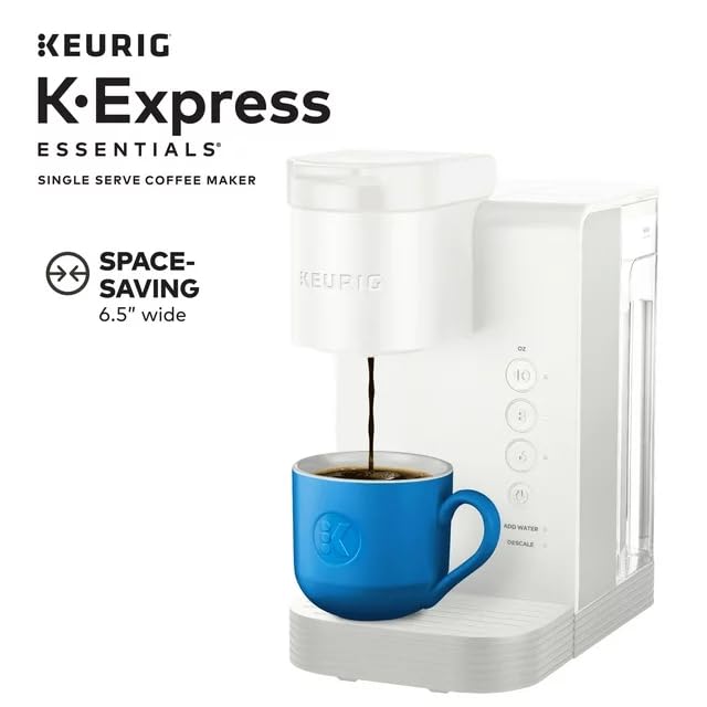 Single Serve K-Cup Pod Coffee Maker with 36oz Removable Reservoir, Black F373
